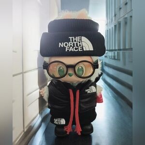 Labubu 6pc North Face Black Outfit (Doll Not Included)